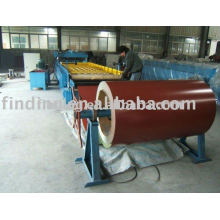 Colored steel sheet forming machine